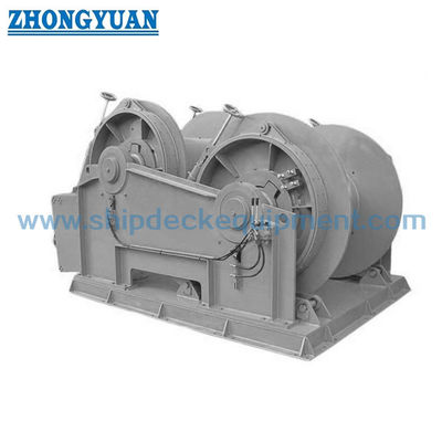 500–2000 kN Hydraulic Waterfall Towing Winch | Double-Drum Tug Towing System