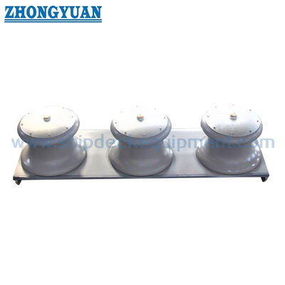 Open Type Cast Steel Roller Fairlead with Foundation | DN100–DN450 for Ship Mooring