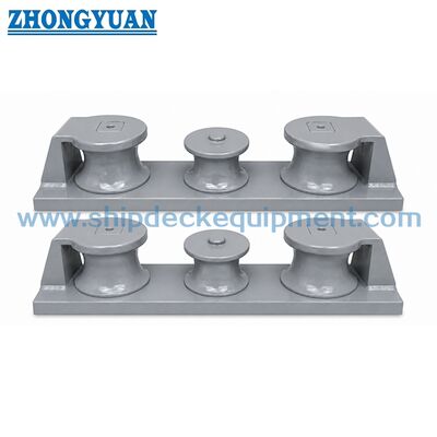 CB39 Type C Casting Steel Casting Iron 3 Rollers Fairlead Ship Mooring Equipment