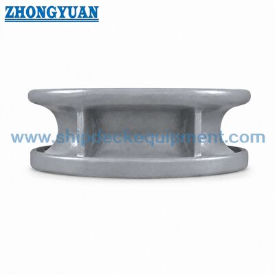 Bulwark Mounted Mooring Chock JIS F 2007 Type B | Round Opening Cast Steel Rope Guide