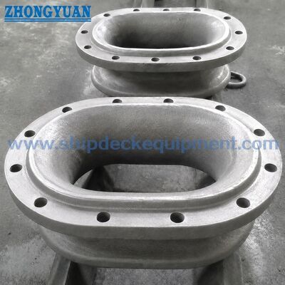 Bulwark-Bolted Cast Steel Mooring Chock | CB 34-76 Type B for Ship Mooring