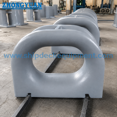 100–500 mm Deck-Mounted Cast Steel Closed Mooring Chock | JIS F 2005-1975 for Ship Mooring