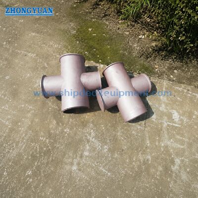 150–350 mm Welded Steel Pipe Cross Bitt | JIS F 2804-1976 for Ship Mooring