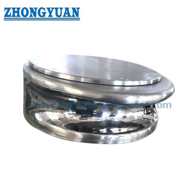 Polished Stainless Steel Button Chock | Mirror Polished Mooring Rope Guide for Inland, Yacht and Workboat Mooring