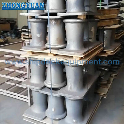 Large Double Bitt Bollard for Barge Mooring | Cast Steel ASTM A27 Grade 70-36
