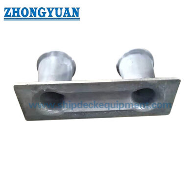 Double Bitt Mooring Bollard with Optional Horns | ASTM A27 Grade 70-36 Cast Steel