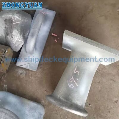 8" & 10" Cast Steel Single Bitt Bollards for Barges & Workboats | Thru-Deck & Flush-Weld Types