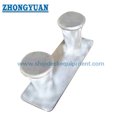 8" & 10" Double Bitt Bollards Without Horns for Barge Mooring | ASTM A27 Grade 70-36 Cast Steel