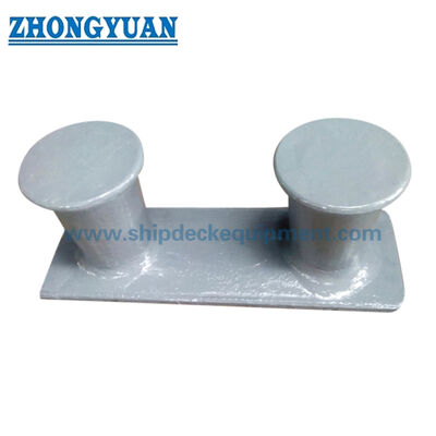 8" & 10" Double Bitt Bollards Without Horns for Barge Mooring | ASTM A27 Grade 70-36 Cast Steel