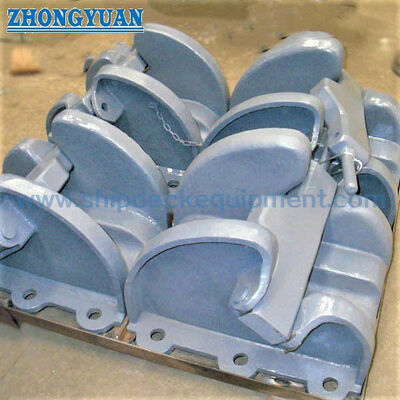 Bolted Dog-Type Anchor Chain Stopper for 17–68 mm Chain | JIS F 2002-Type, Cast Steel or Ductile Iron