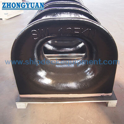 Deck-Mounted Cast Steel Mooring Chock | DIN 81915 Type C, SWL 10 to 320 kN