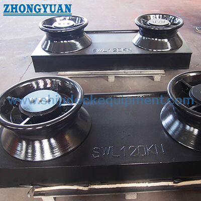 Shipside Two-Roller Fairlead with Welded Seat | ISO 13767 for Ship Mooring
