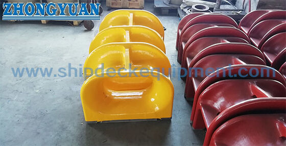 Deck Mounted Cast Steel Mooring Chock | ISO 13713 Type A for Ship Mooring and Towing