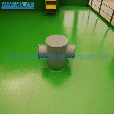 ISO 13797 Plate Fabricated Pipe Welded Mooring Towing Cruciform Bollards | Ship Towing Equipment