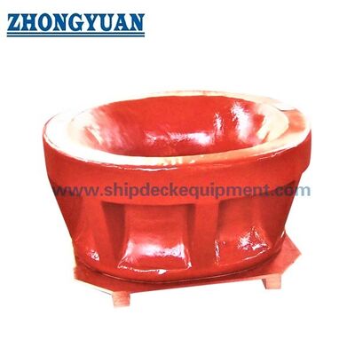 JIS F 2030 Bulwark Mounted Chock For Single Point Mooring Ship Towing Equipment
