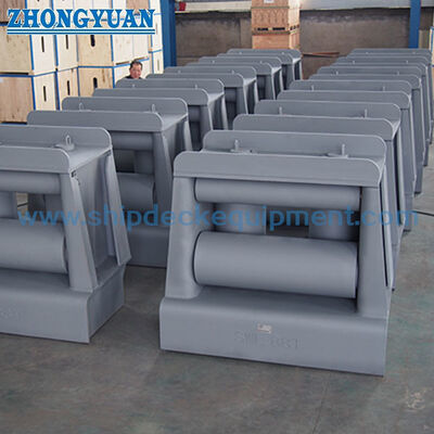 Four-Roller Universal Fairlead with Upper Roller | ISO 13733 Type 4R for Ship Mooring and Towing