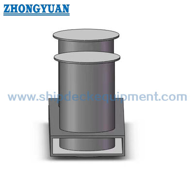 Steel Double-Bitt Bollard with Insert Base | GB/T 554-2008 Type B