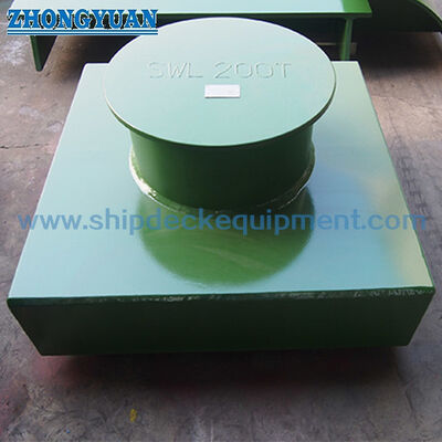 Recessed Side-Shell Mounted Towing Bitt | Steel Plate Fabricated Type B for Large Ship Towing (ISO 13798)