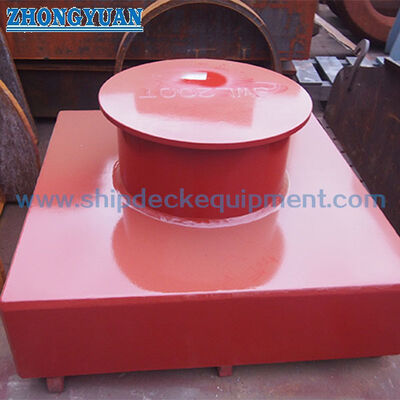 Recessed Ship Towing Bitt | Steel Plate Fabricated Type B for Side-Shell Installation (ISO 13798)