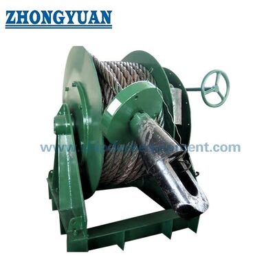 50 kN Pneumatic ETA Pennant Storage Drum | Emergency Towing Steel Wire Rope Storage