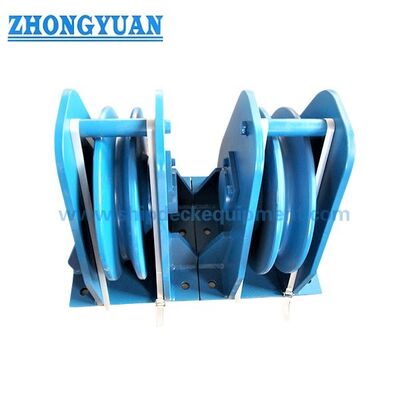 Vertical Wire Rope Guide Sheave Block for Lifting Winches, Ramp Doors and Towing Systems | 20-76 mm Rope