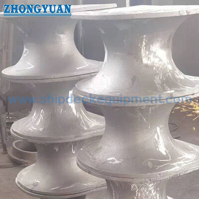 JIS F 2030 Type A Single Point Mooring Chock | Oval Bow Bulwark Rope Guide