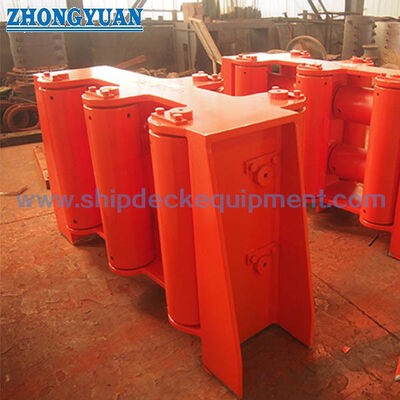 Closed Type Four-Roller Marine Fairlead for Engineering Vessels | CB 3015-1983 Type B Upper and Lower Horizontal Roller Arrangement