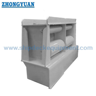 Seven-Roller Universal Fairlead with Upper Roller | Ship Mooring and Towing (ISO 13733 Type 7R)