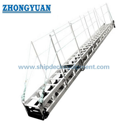Aluminum Shore Gangway with Anti-Slip Steps | Marine Gangway ISO 7061 Type B