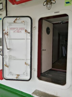 Single-Lever Quick-Action Marine Weathertight Steel Door | GB/T 3477-2023