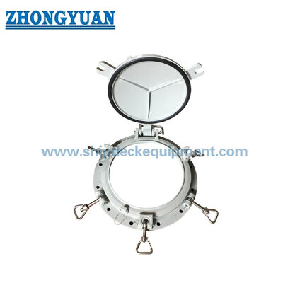 Bolted Marine Side Scuttle with Storm Cover | ISO 1751 Type B Medium Series
