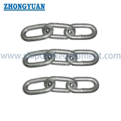 Korean Standard Link Chain | Welded Short & Long Link for Industrial and Marine Use