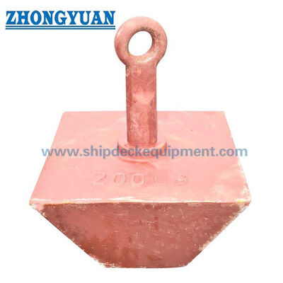 Cast Steel Mooring Anchor | Permanent Mooring Anchor for Hard / Rocky Bottoms
