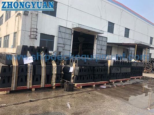 W Type Tugboat Rubber Fender for Bow and Stern Protection