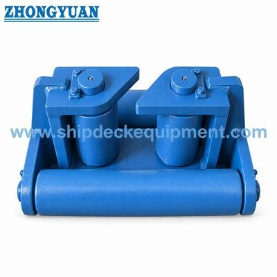 Open Type Four-Roller Marine Fairlead for Engineering Vessels | CB 3015-1983 Type A Lower Horizontal Roller Arrangement