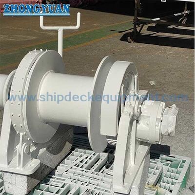 36mm Electric-Hydraulic Wire Rope Anchor Winch | Single Drum Marine Anchor Handling & Mooring Winch