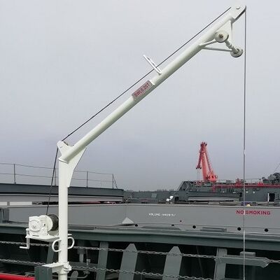 0.2-0.8T Movable Garbage Davit for Bulk Carrier Cargo Holds