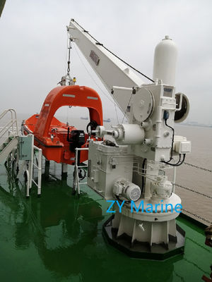 14kN Fixed Arm Slewing Type  Rescue Boat Davit Ship Life Saving Equipment