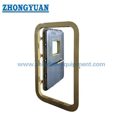 A60 Fire Proof Watertight Steel Door with Hinges Marine Outfitting