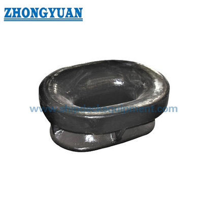 150–500 mm Bulwark-Mounted Cast Steel Mooring Chock | JIS F 2007 Type A Oval Opening