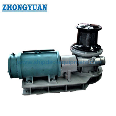 Marine Electric Mooring Capstan with Horizontal Motor Drive | Deck-Mounted Warping Capstan