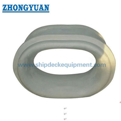 Marine Bulwark-Mounted Cast Steel Mooring Chock | CB 34-76 Type A with Smooth Rope-Contact Radius