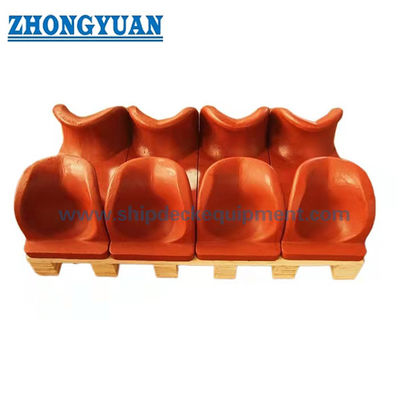 150–400mm Deck Mounted Open Chock | JIS F2006 Casting Steel Fairlead for Small Vessel Mooring