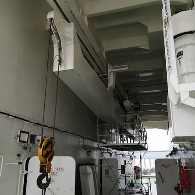 Two Hooks Horizontal Gantry Provision Crane Ship Deck Equipment