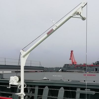 Movable Transferable Hand Operation Cargo Hold Garbage Davit Ship Deck Equipment