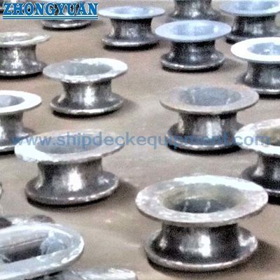 Casting Steel 6&quot; 8&quot; 10&quot; Marine Button Chock ASTM A27-70-36 Ship Mooring Equipment