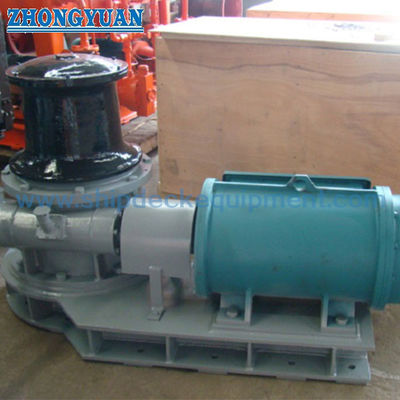 Marine Electric Mooring Capstan with Horizontal Motor Drive | Deck-Mounted Warping Capstan