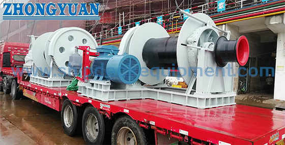Diesel Engine Driven Anchor Winch with Single Drum Single Warping End