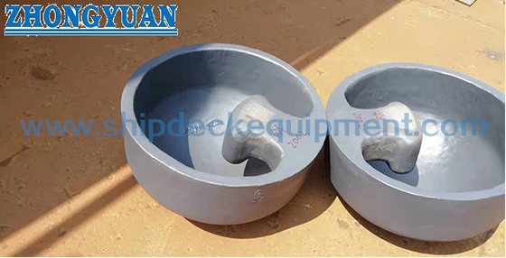 Casting Steel Recessed Bitts Ship Towing Equipment Ship Towing Equipment