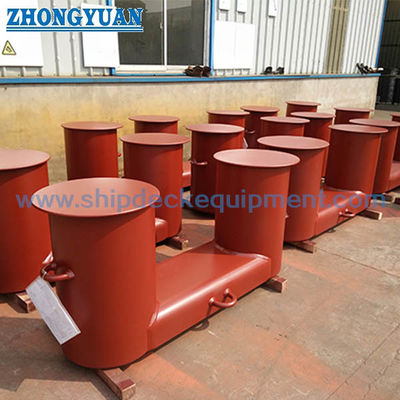 125–250 mm Inclined Double-Bitt Mooring Bollard | CB/T 169-2011 Type B Double-Base
